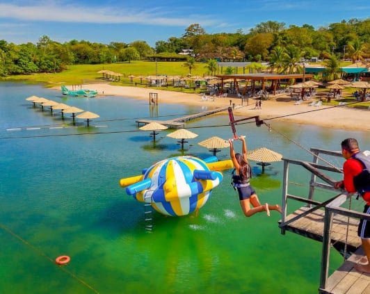 tirolesa em bonito ms