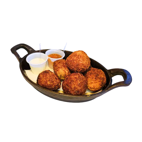 Beef Rib & Cassava Croquettes filled with mozzarella and catupiry cheese