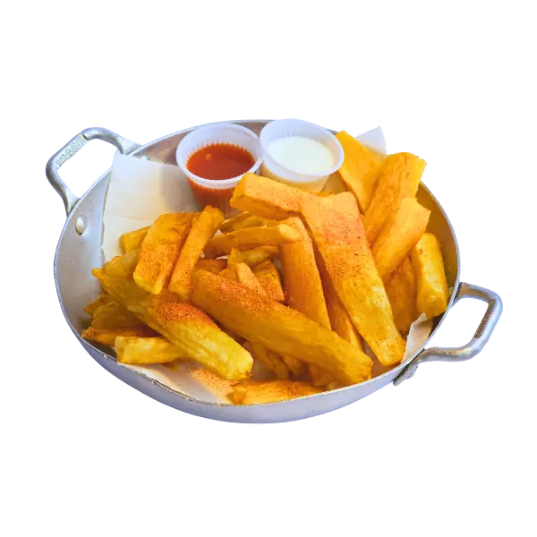 Fried Cassava with house sauce